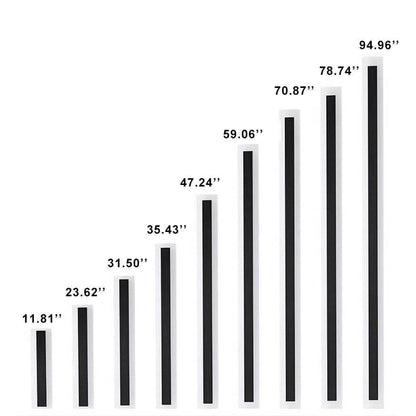Slank LED Væglampe Udendørs - Akryl