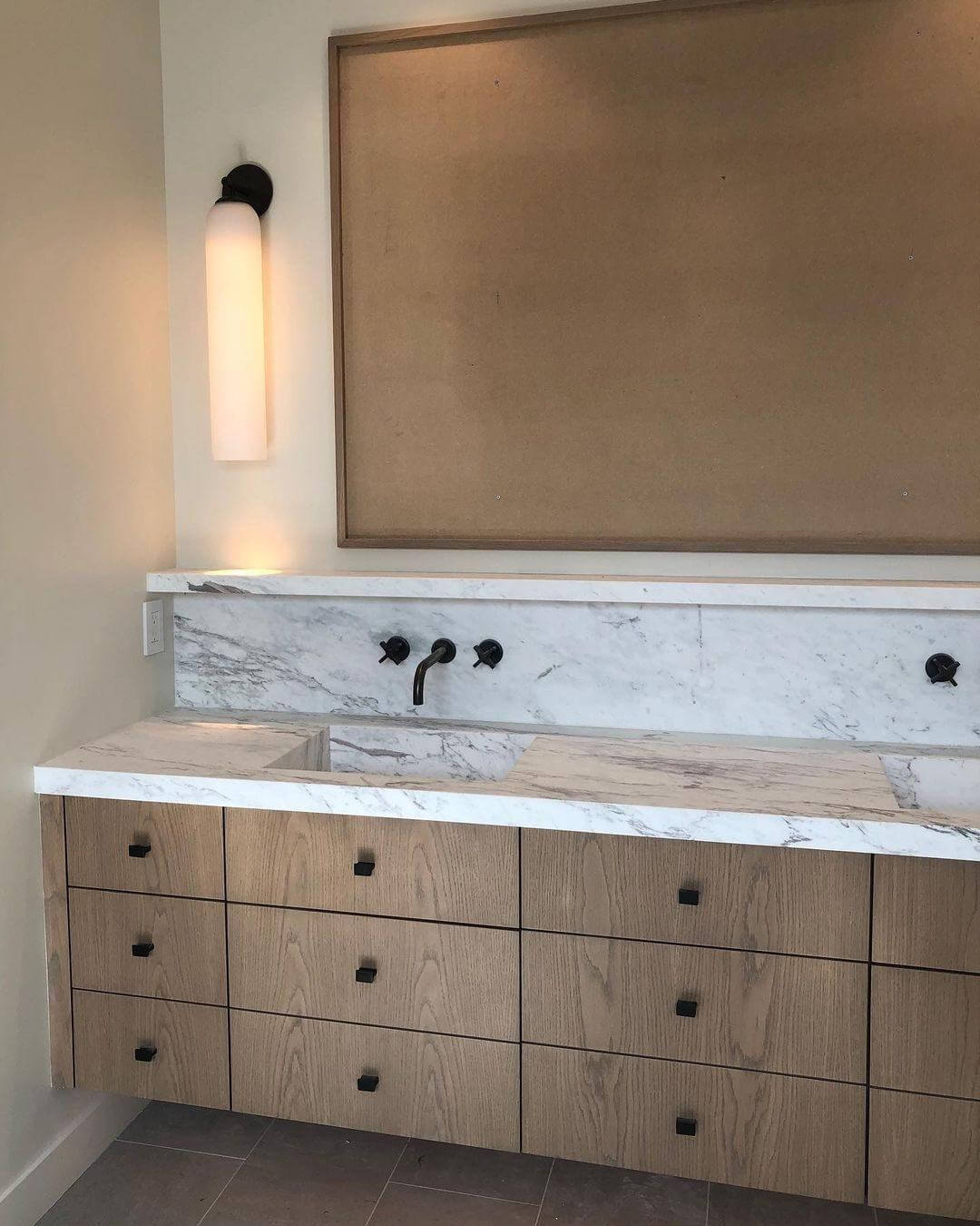 Elegant Kunstglas Lampe - Dia 10cm x H 48cm