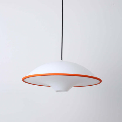 Moderne UFO Pendellampe i Akryl & Metal - Ø45cm