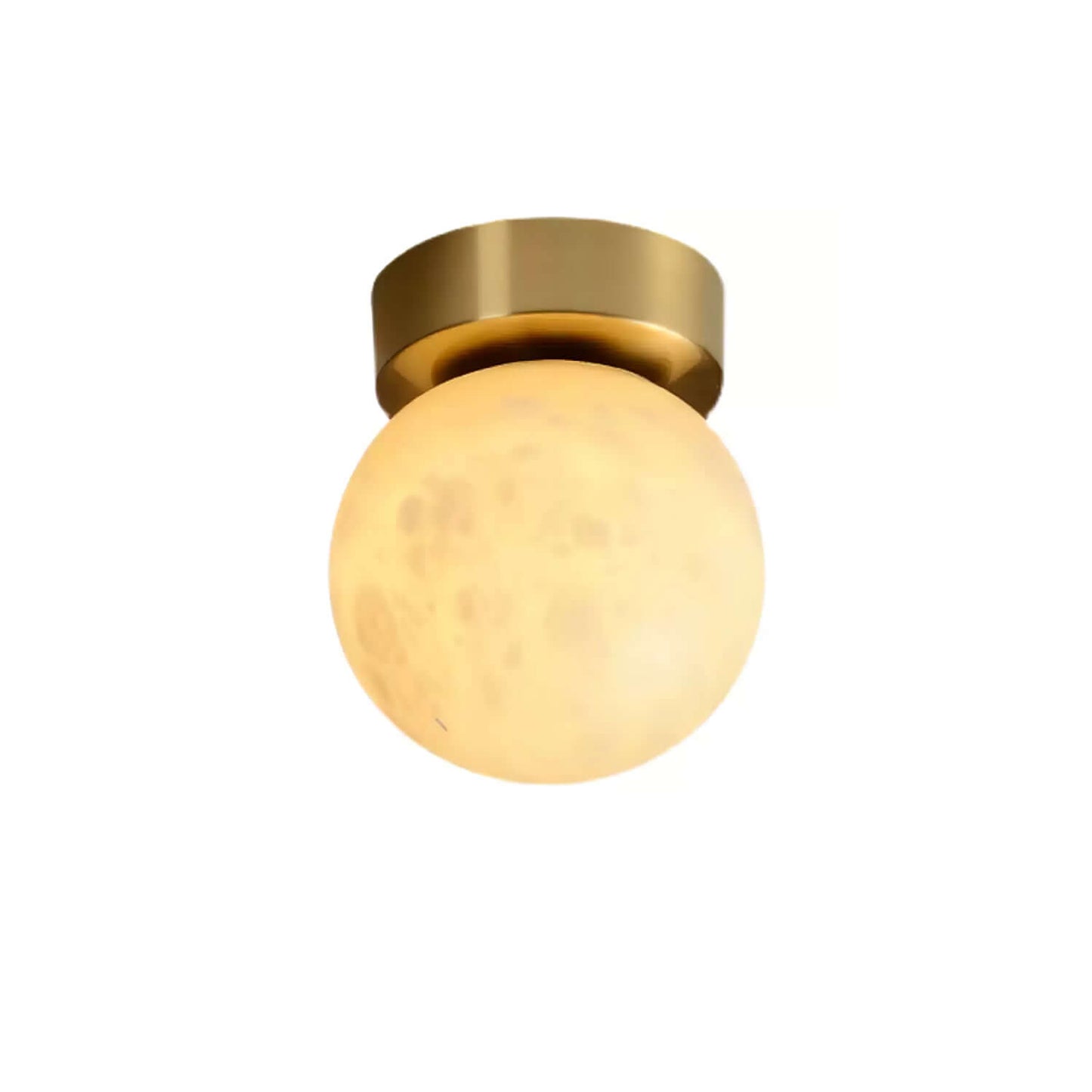 Elegant Alabast Loftslampe - 15cm