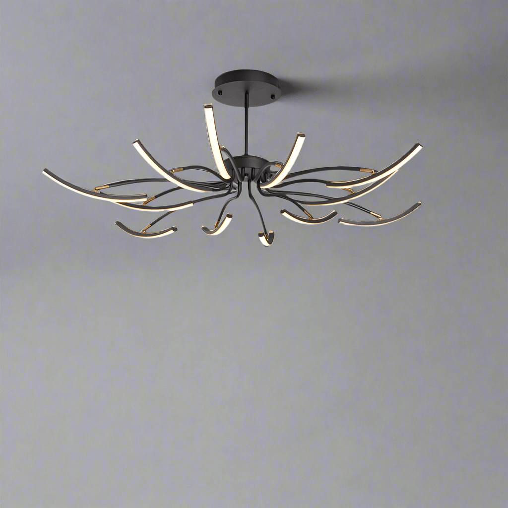 Moderne Loftslampe i Aluminium med LED