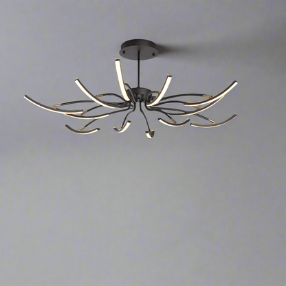 Moderne Loftslampe i Aluminium med LED