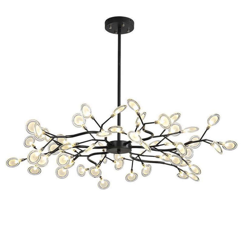 Moderne Akryl Lysekrone - LED Firefly Design