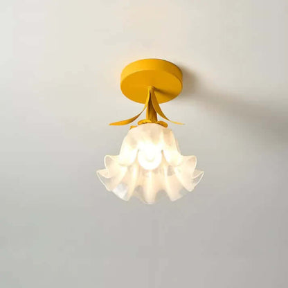 Tiffany Blomster Loftslampe i Mini Format