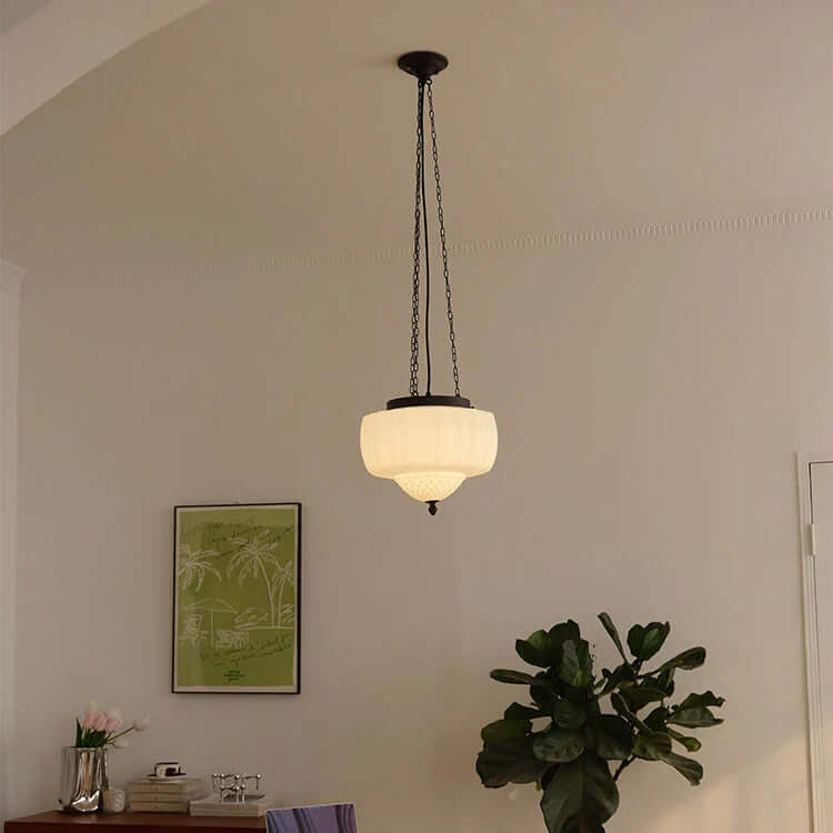 Minimalistisk Hvid Pendel - Moderne Design
