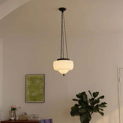 Minimalistisk Hvid Pendel - Moderne Design