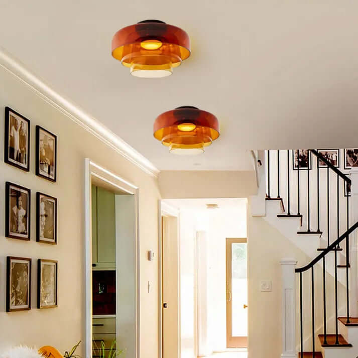 Elegant Glas Loftlampe - Nordisk Design