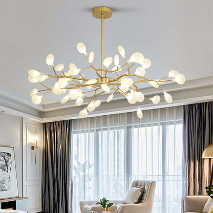 Moderne Akryl Lysekrone - LED Firefly Design