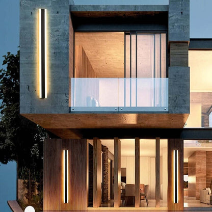 LED Væglampe i Stribet Design | Moderne Indendørs Belysning