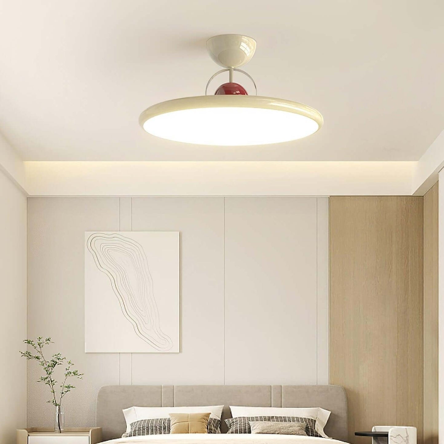 Moderne LED Loftslampe i Akryl & Metal - 40/50cm