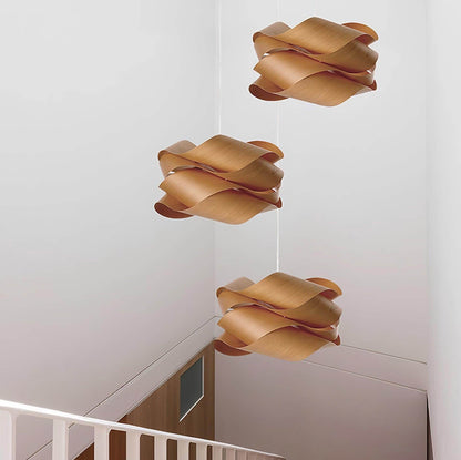 Elegant Træ Pendellampe | Moderne Design