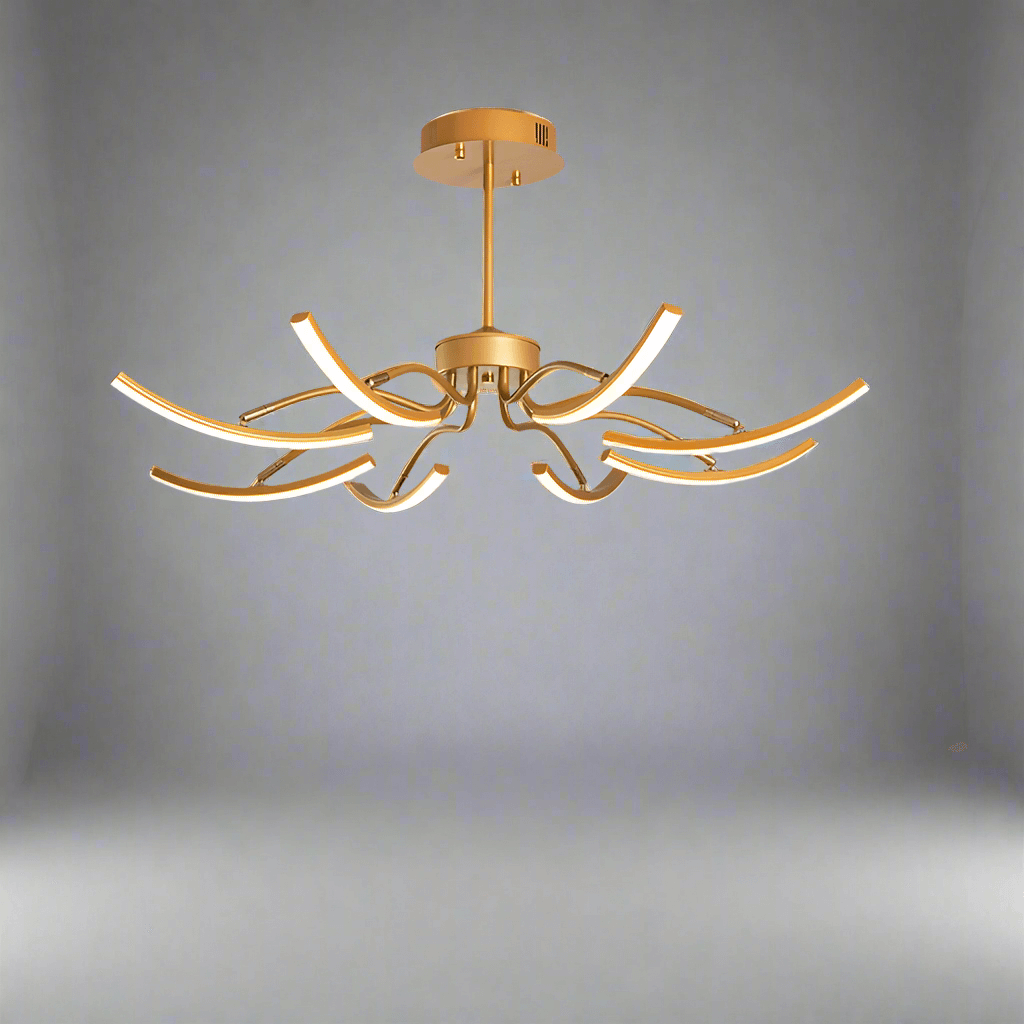 Moderne Loftslampe i Aluminium med LED