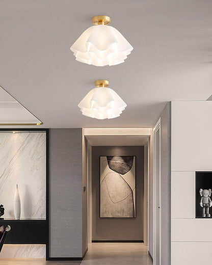 Moderne Kobber Loftslampe - Dia 30/40cm