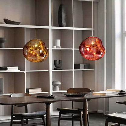 Smeltende Pendellampe, Moderne Design, Metal