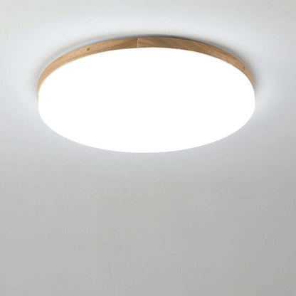 Rund LED-loftslampe i akryl