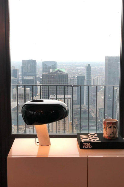 Elegant Marmor Bordlampe 28/40cm