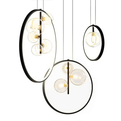 Moderne Bobleglas Pendellampe