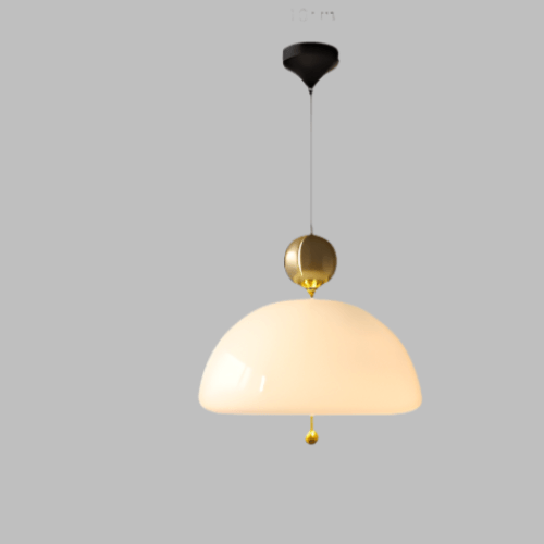 Retro Glas Pendellampe - Dia 40cm