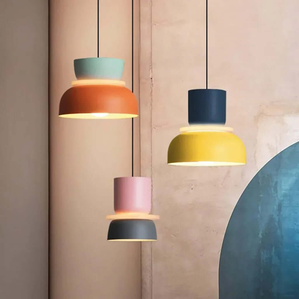 Farverig Nordisk Pendel - Akryl Design