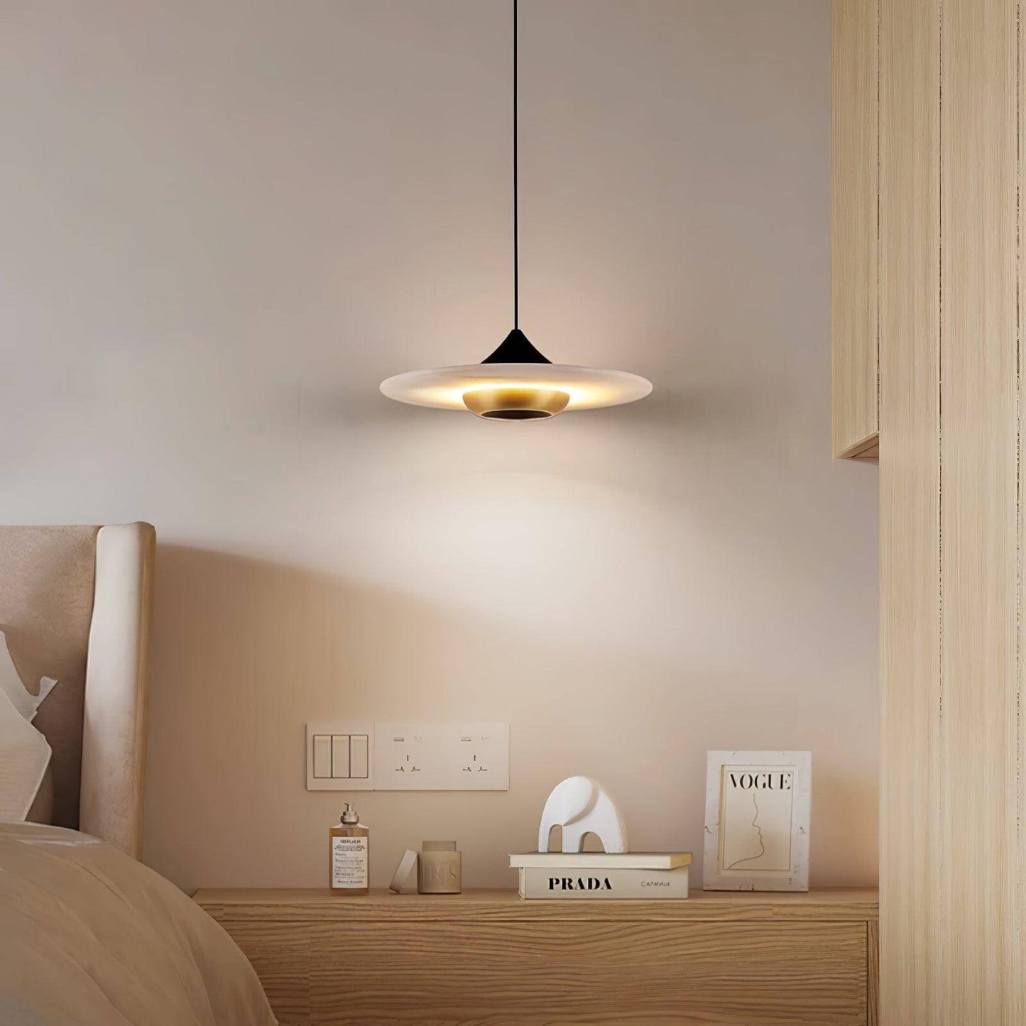 Marmor Pendel Lampe, Elegant Design