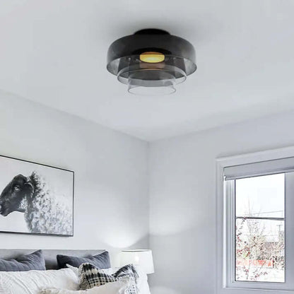 Elegant Glas Loftlampe - Nordisk Design