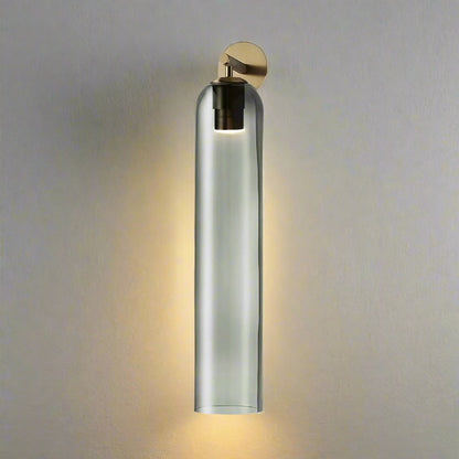 Elegant Kunstglas Lampe - Dia 10cm x H 48cm