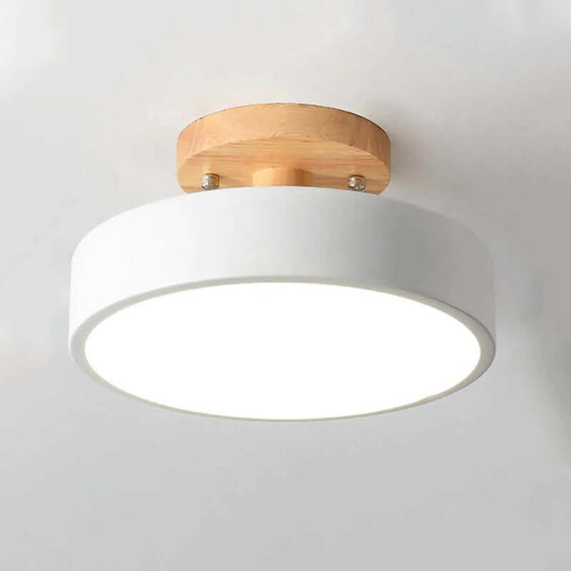 Dæmpbar LED-loftslampe i træ - 36W