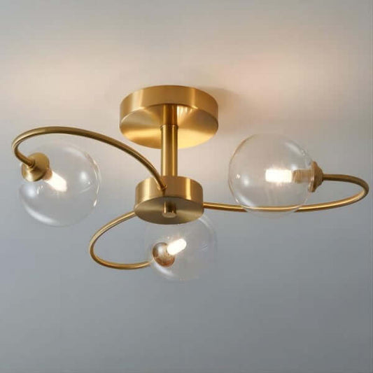 Elegant Loftslampe i Glas og Metal - BLOOM
