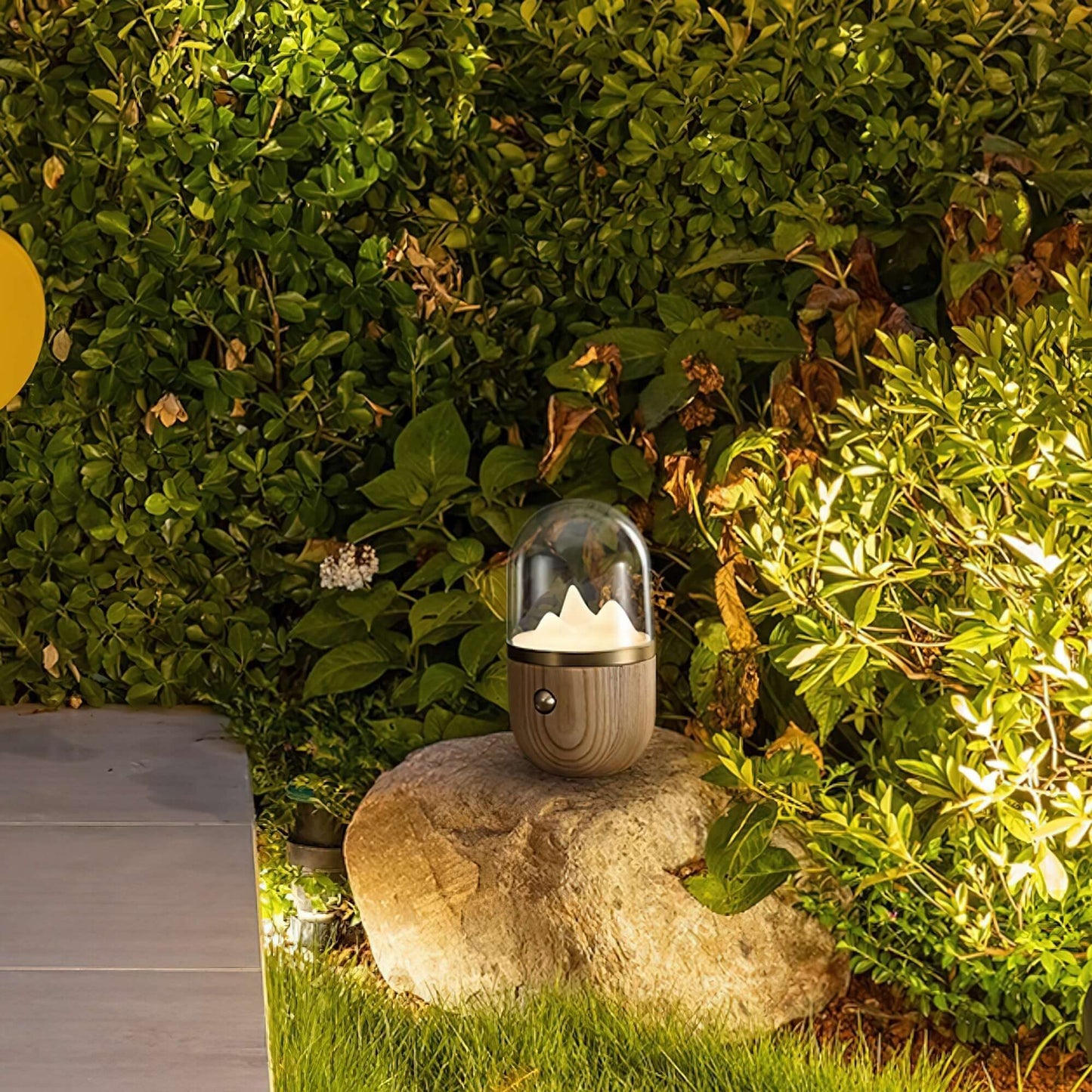 Stemningsfuld Bjergtop Natlampe