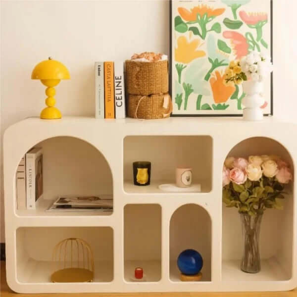 Bærbar LED Bordlampe med Blomsterdesign