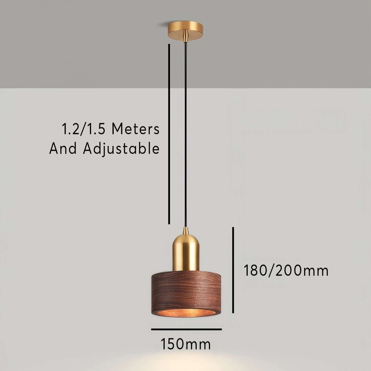 Cylinder Pendel - Japansk Design Hængelampe