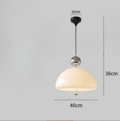 Retro Glas Pendellampe - Dia 40cm