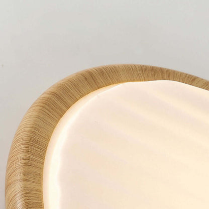 LED Loftlampe Rund Trædesign - Soveværelse