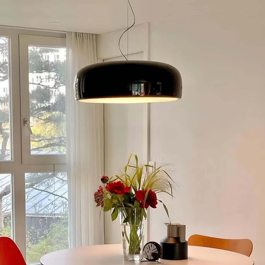 Moderne Pendellampe i Aluminium og Polykarbonat