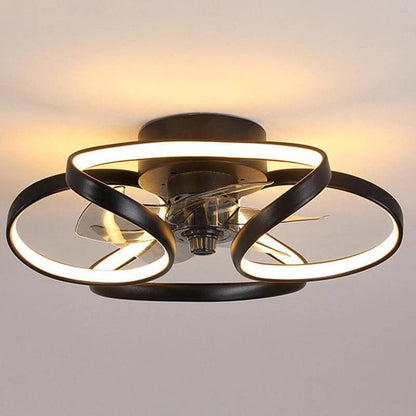 LED Loftlampe m/ Ventilator - Moderne Design