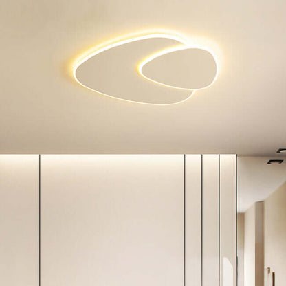 Minimalistisk LED-loftslampe, Elliptisk Design