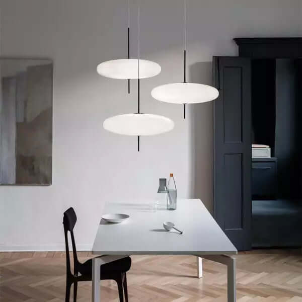 Elegant Pendellampe i Akryl & Metal - 50cm