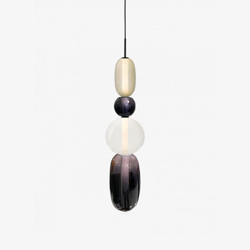 Farverig Glas Pendel - Moderne Designlampe