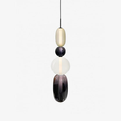 Farverig Glas Pendel - Moderne Designlampe