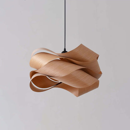 Elegant Træ Pendellampe | Moderne Design