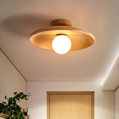 Moderne Lavt Skålformet Loftslampe