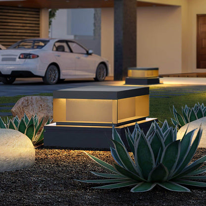 Udendørs LED Stolpelampe med Solenergi