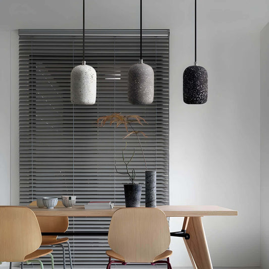 Moderne Cement Pendellampe - Dia 16cm