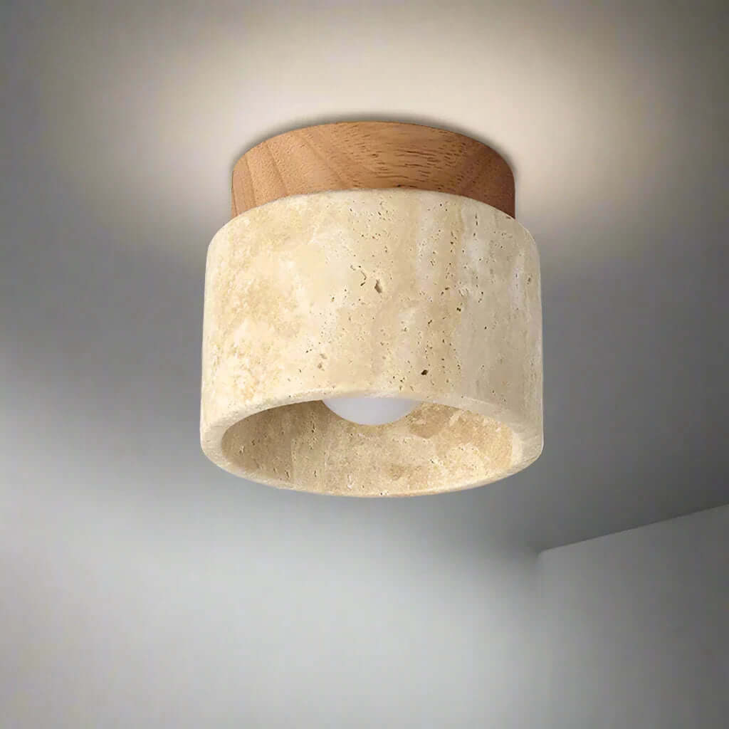 Elegant Loftslampe i Flødestil - Dia 12cm