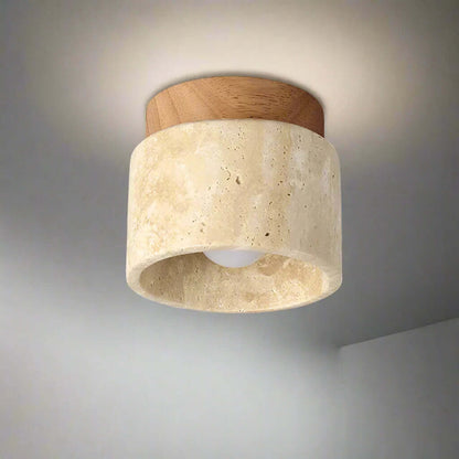 Elegant Loftslampe i Flødestil - Dia 12cm