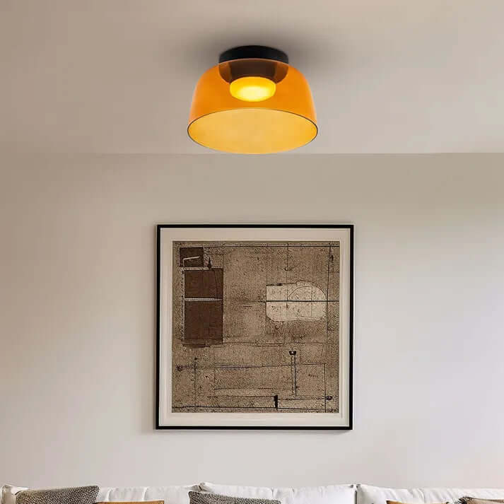 Elegant Glas Loftlampe - Nordisk Design