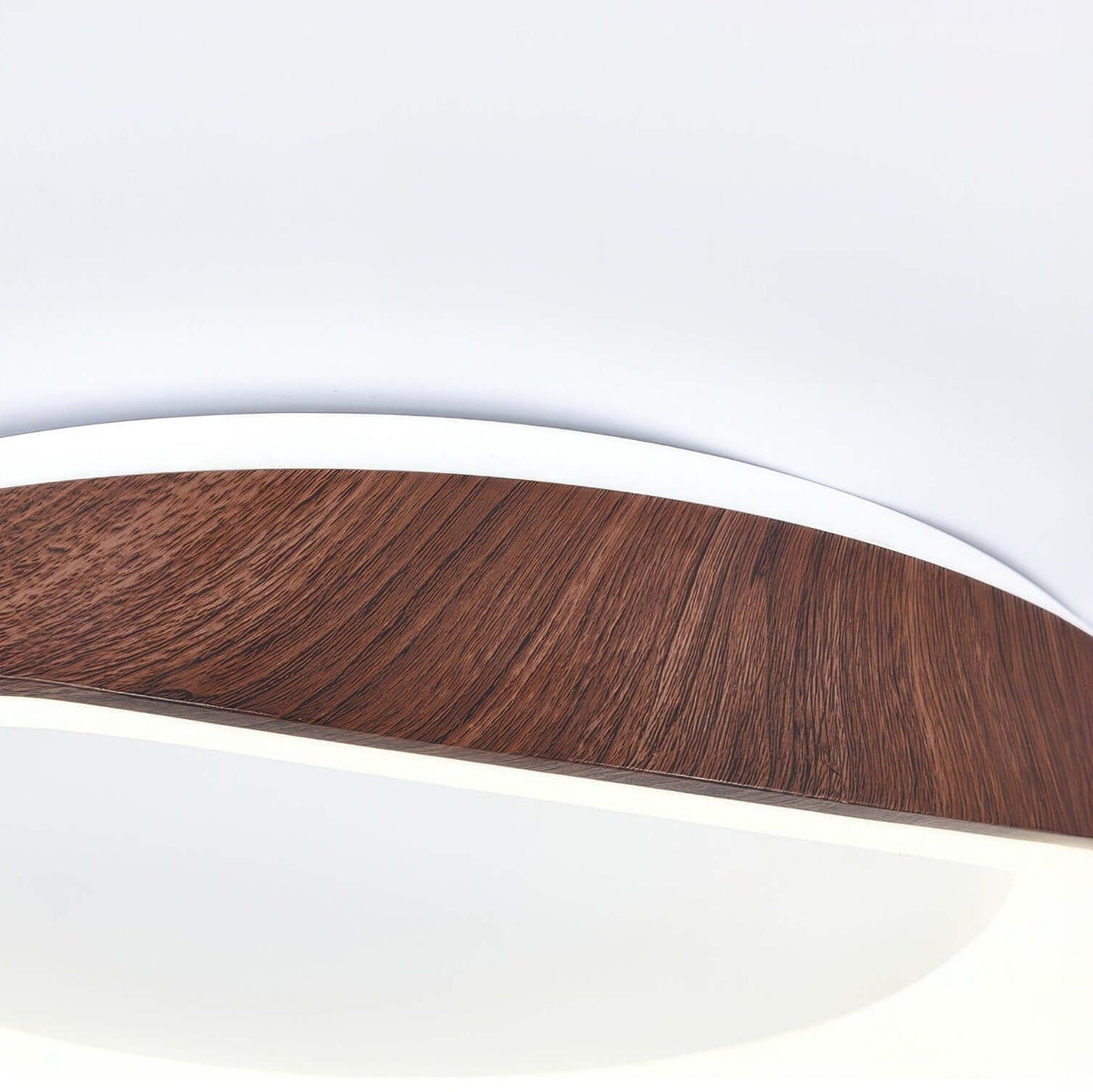 Moderne LED Loftslampe i Trædesign - 40/50/60cm