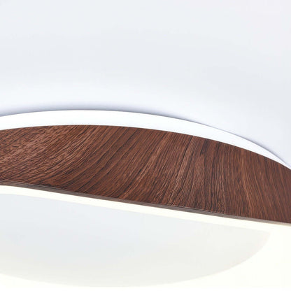 Moderne LED Loftslampe i Trædesign - 40/50/60cm