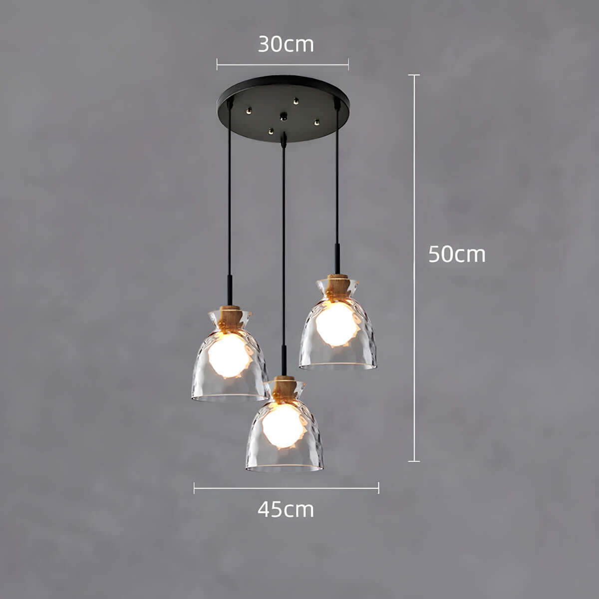 Elegant Glas Lysekrone | Moderne Design