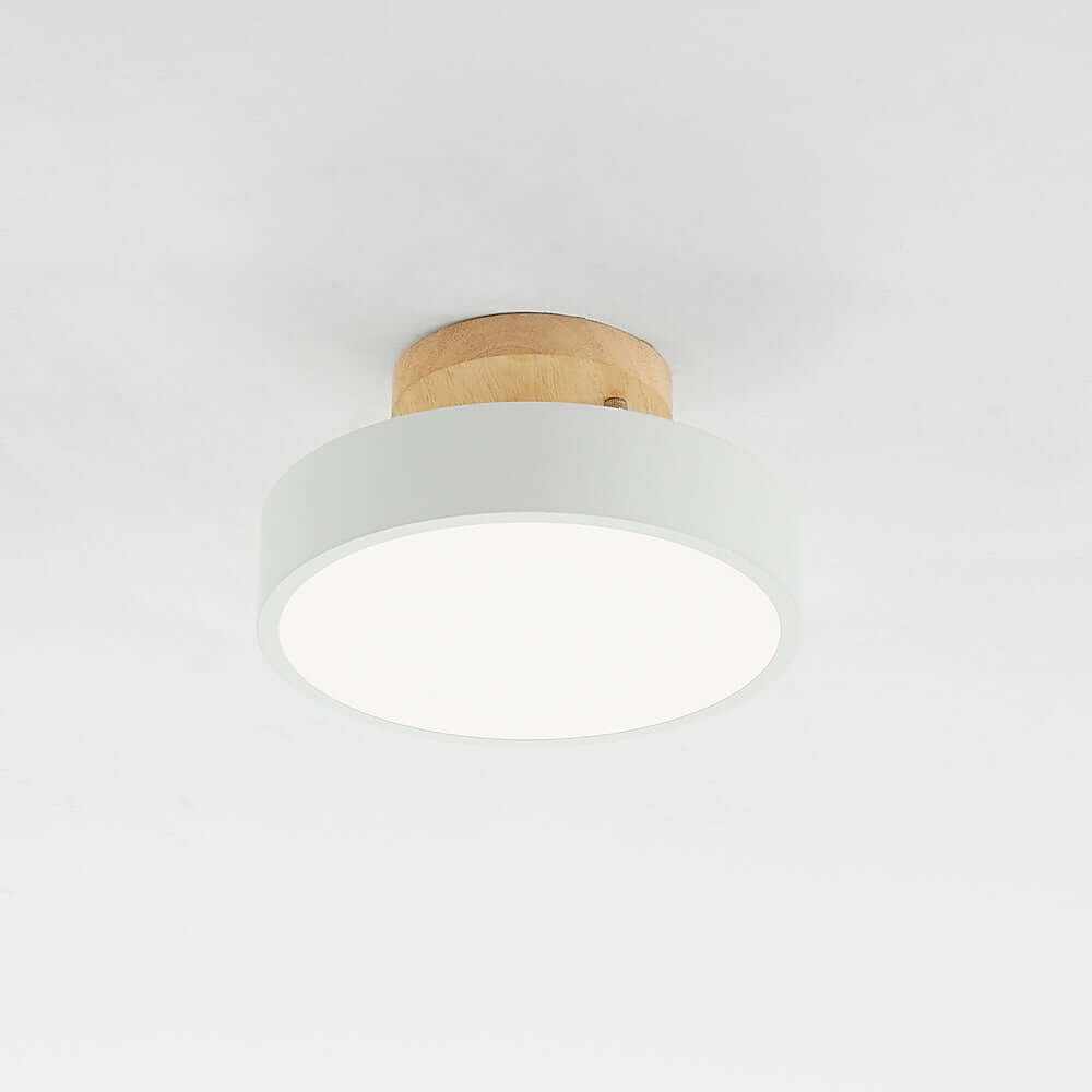 Dæmpbar LED-loftslampe i træ - 36W